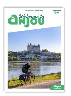 Cover of Welcome to Anjou magazine, the Loire valley's best kept secret